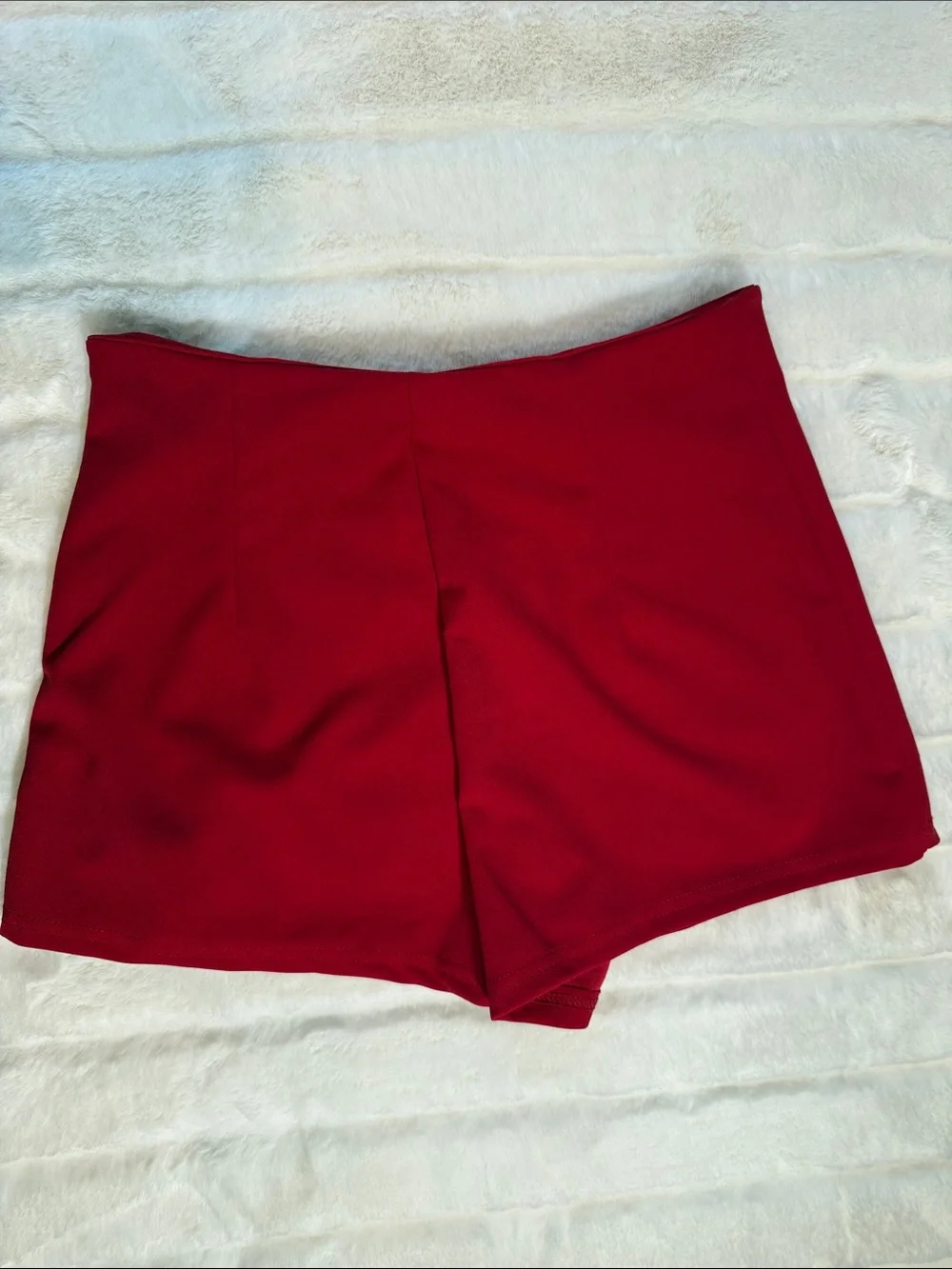 NWT Red Swim Skirt with Side Bow Detail